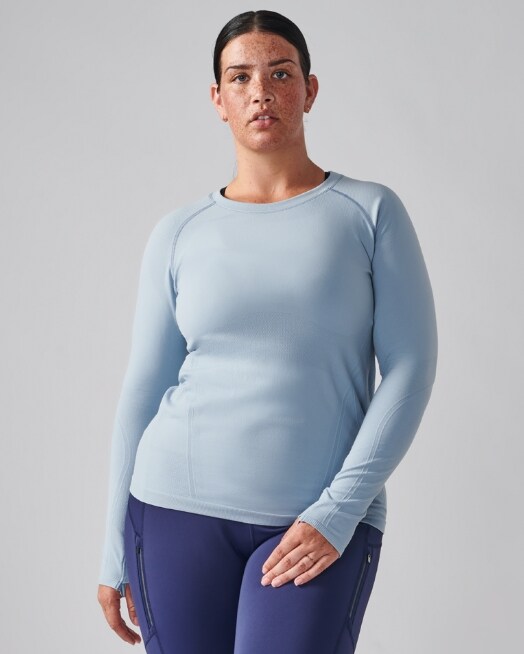 Filter: Momentum tops. Seamless construction. Ionic + anti-odor. Available in 3 styles.