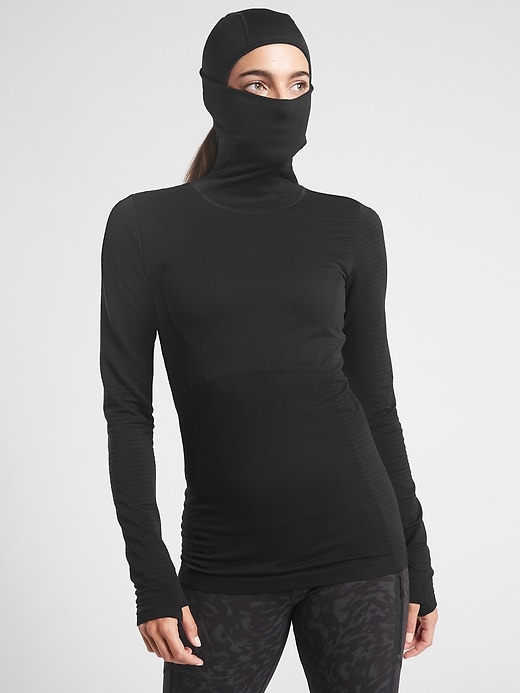 Flurry Balaclava Rib Mix Solid