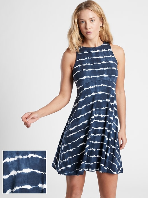 Image number 1 showing, Santorini Thera Printed Dress