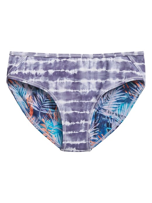 Image number 3 showing, Athleta Girl Reversible Tropics Tie Dye Bikini Bottom