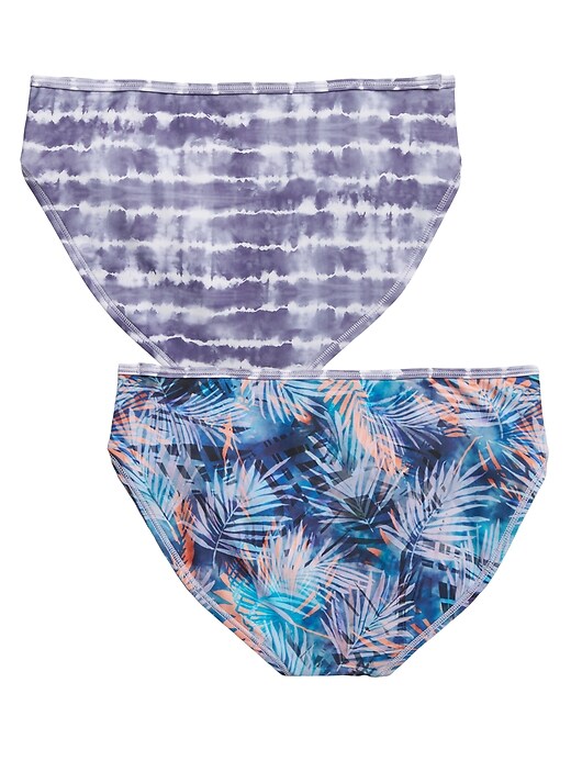 Bas de bikini réversible teint en nœuds et imprimé tropical Athleta Girl Tropics