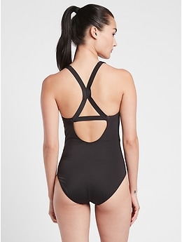 Athleta Malibu Printed One Piece Swimsuit