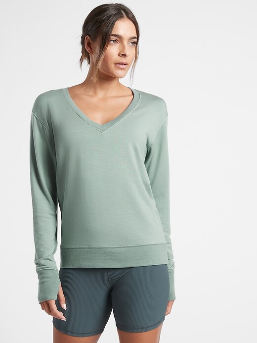 Image number 1 showing, Sunrise V&#45Neck Sweatshirt