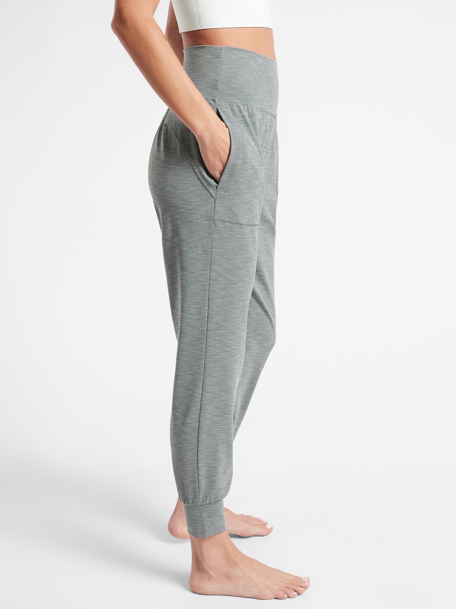 Athleta Salutation Jogger gray. 1