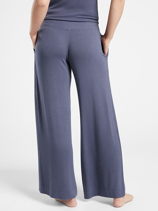 Image number 2 showing, Well Rested Rib Sleep Wide Leg Pant