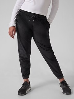 athleta black joggers