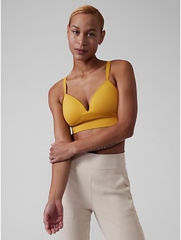 Gigo Active Brazil halter sports bra in orange white and yellow size S  small NWT