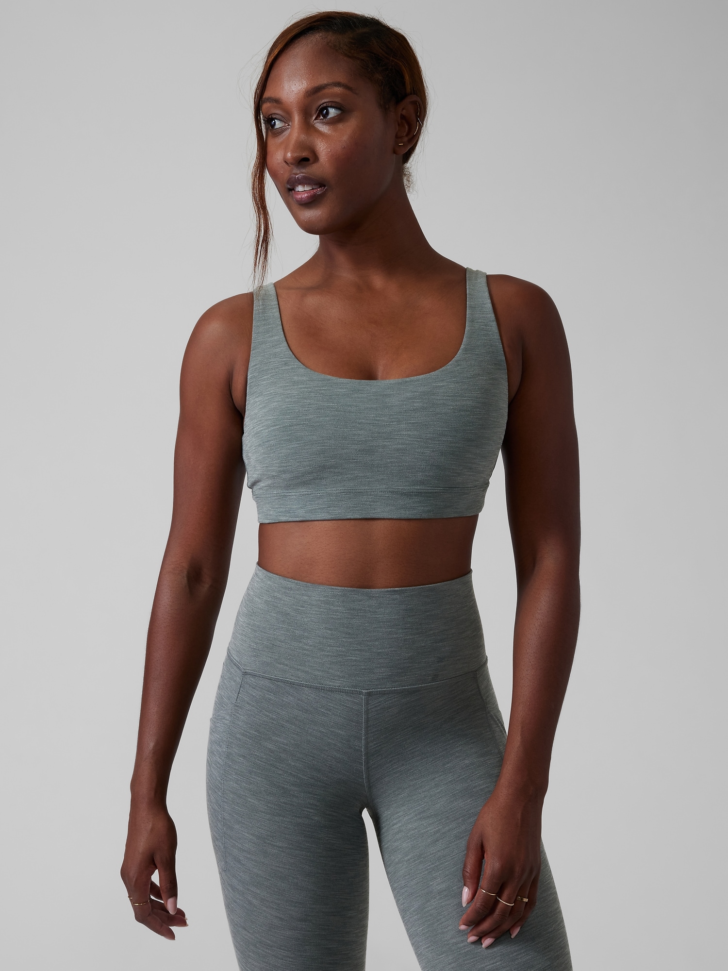 Athleta Exhale Bra A&#45C gray. 1