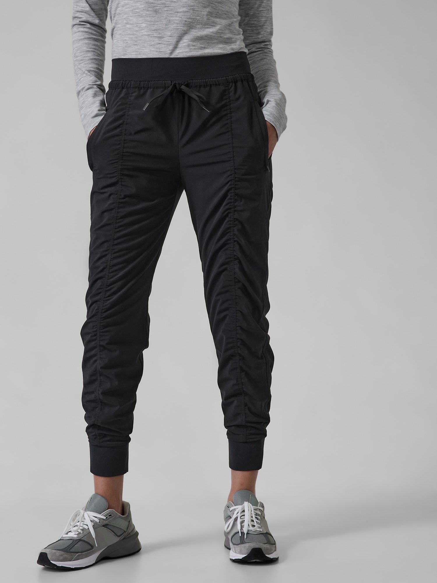 Athleta Attitude Lined Jogger black. 1