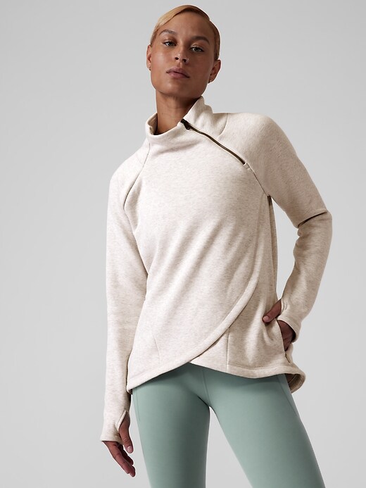 Cozy Karma Asym Pullover Athleta