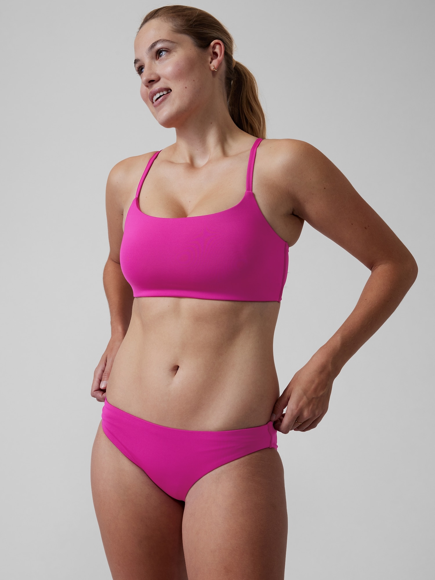 Athleta Scoop Bikini Top D-Dd pink - 530951083