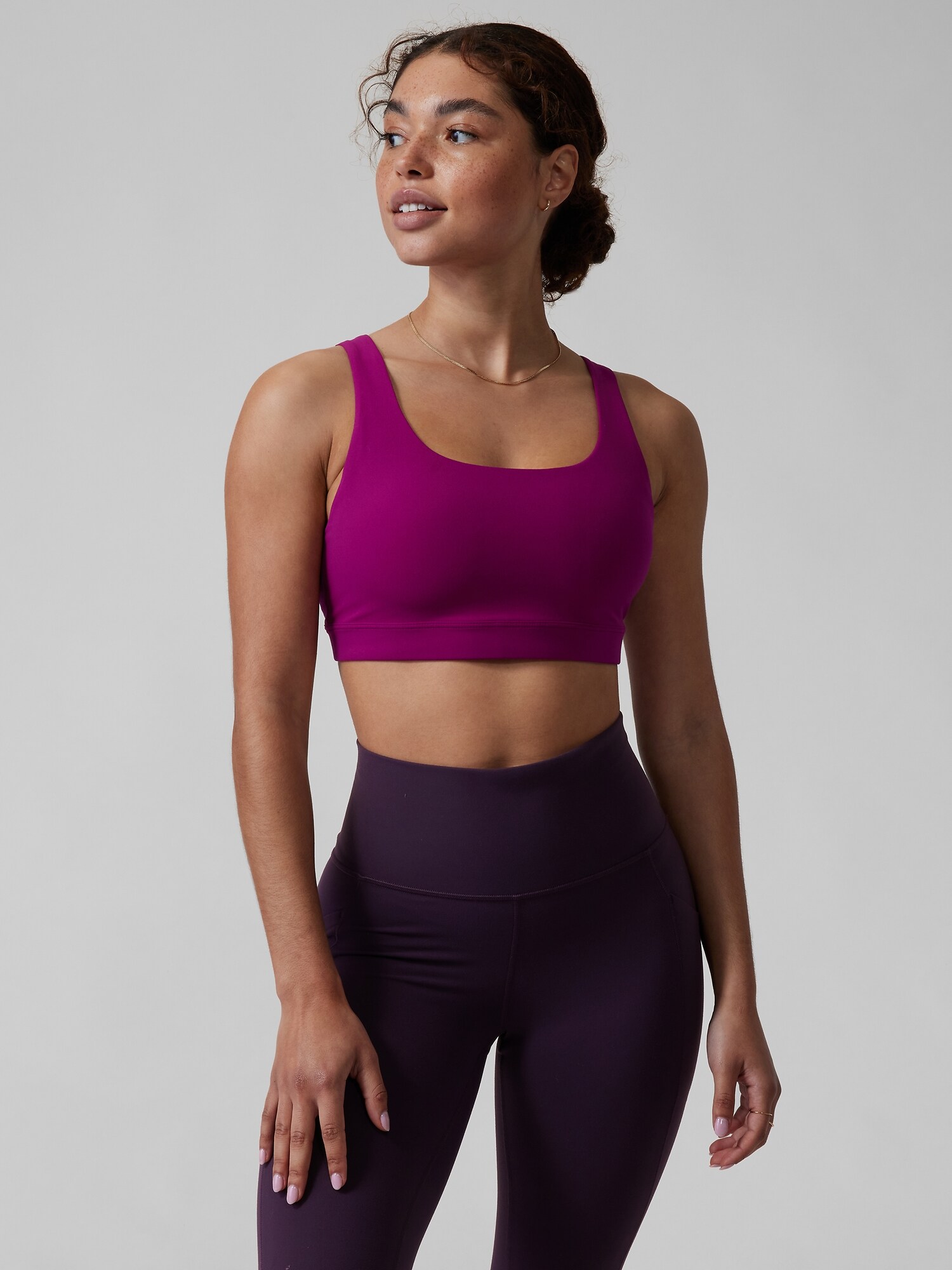 Athleta Exhale Bra D&#45DD+ pink. 1