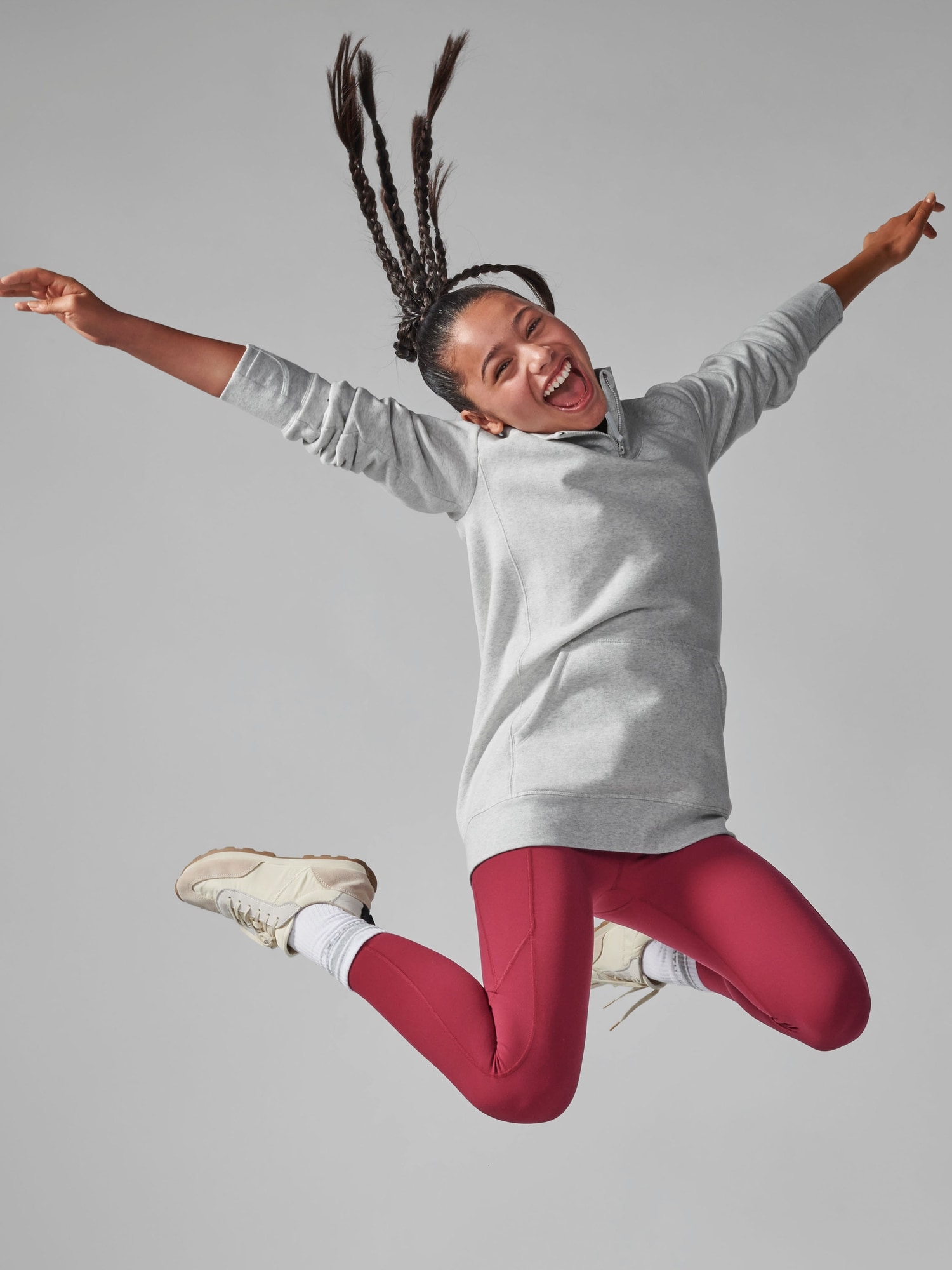 Athleta Girl RetroActive Half Zip Athleta