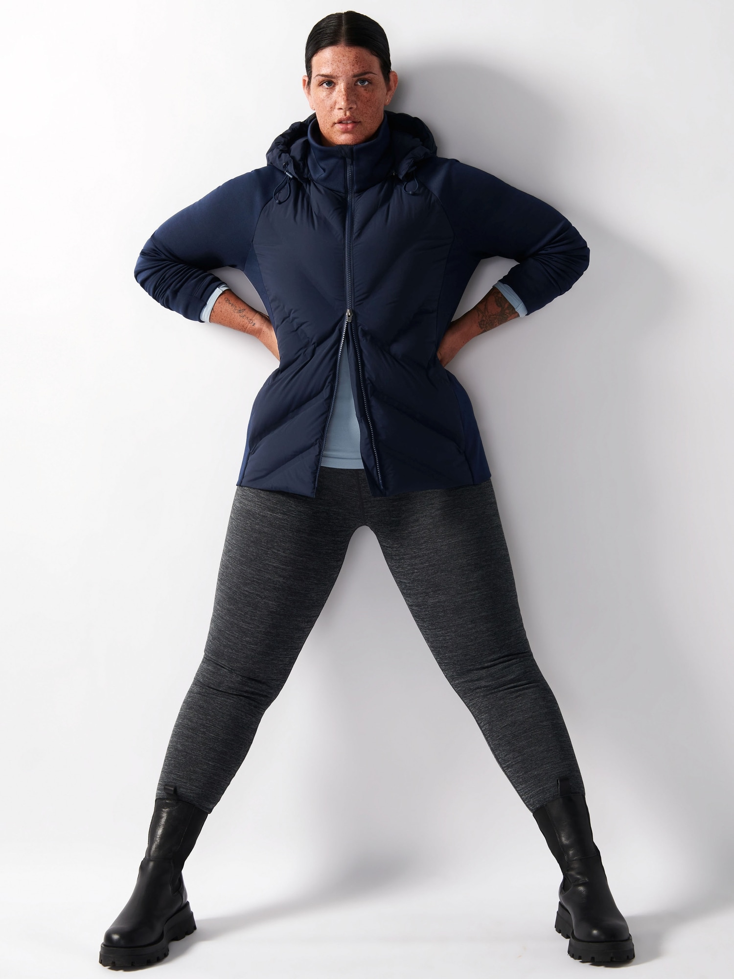 Pro-Technical Flared Leggings - Heather Gray – My Outfit Online