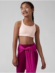 Fimkaul Girls Underwear Teen Seamless Training Bras Sports Bras Spaghetti  Strap Sports Bra For 10 To 12 Years Baby Clothes Pink 