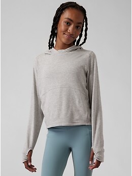 Athleta Girl Bounce Around Crop Hoodie