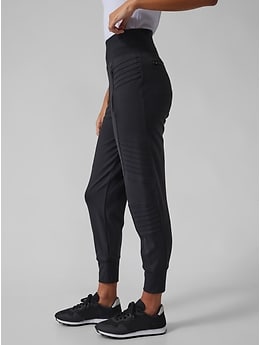 ATHLETA RADIANT JOGGER Pants Black Water Resistant Women's 10 $125.26 -  PicClick AU