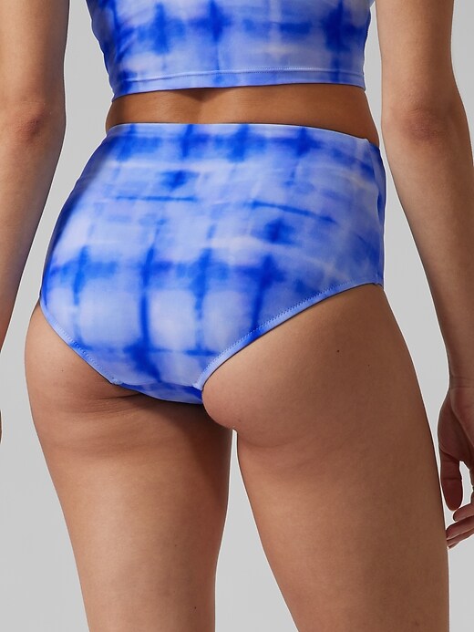 High Waist Printed Bikini Bottom