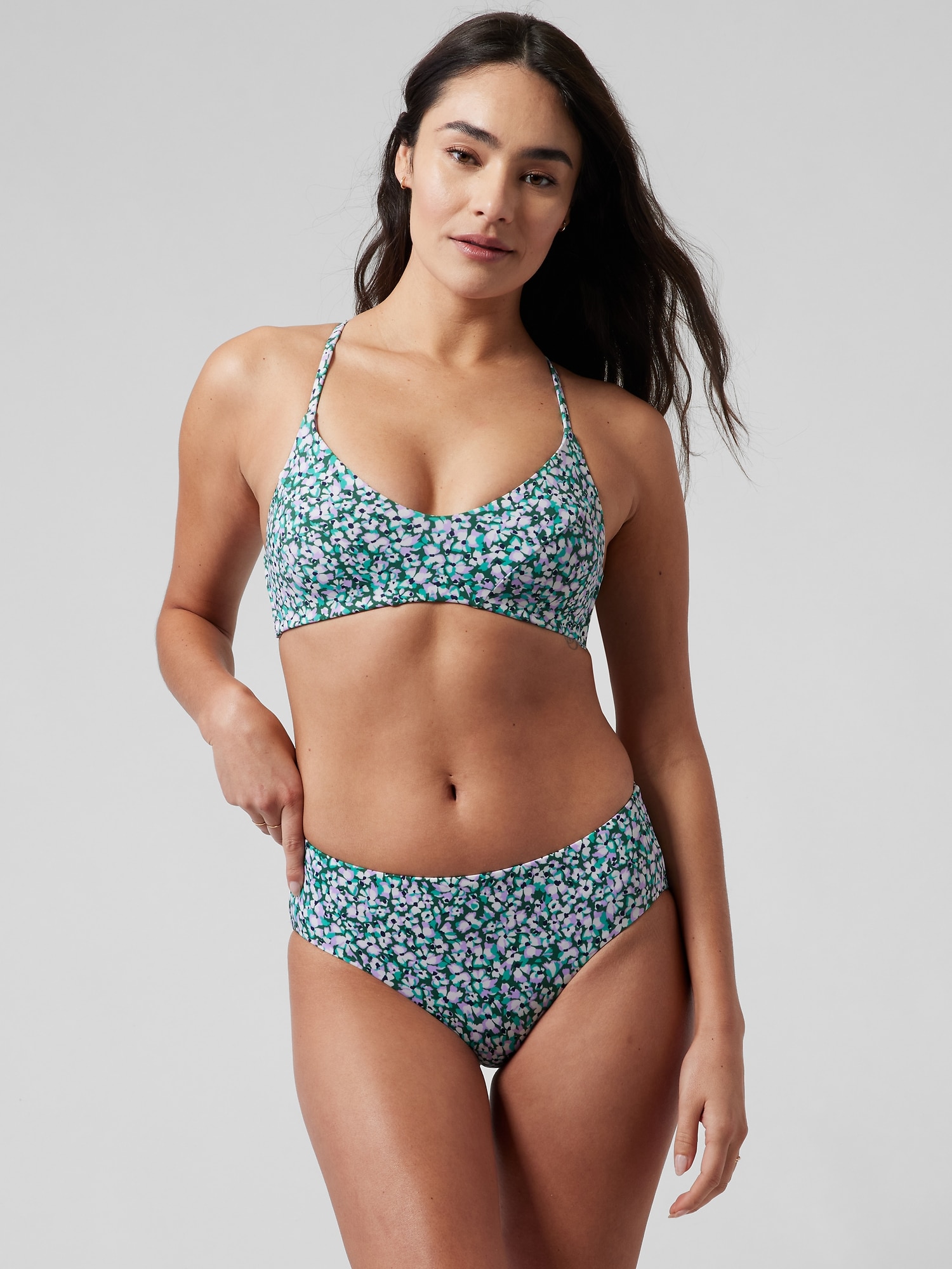 Athleta Triangle Bikini Top A&#45C multi. 1