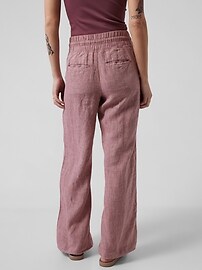 Cabo Linen Wide Leg Pant Athleta