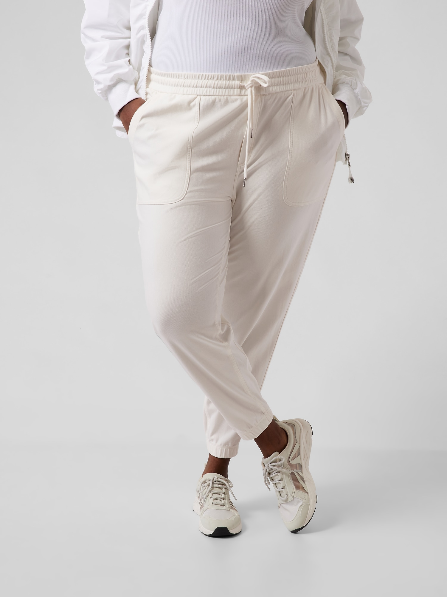 athleta cotton joggers