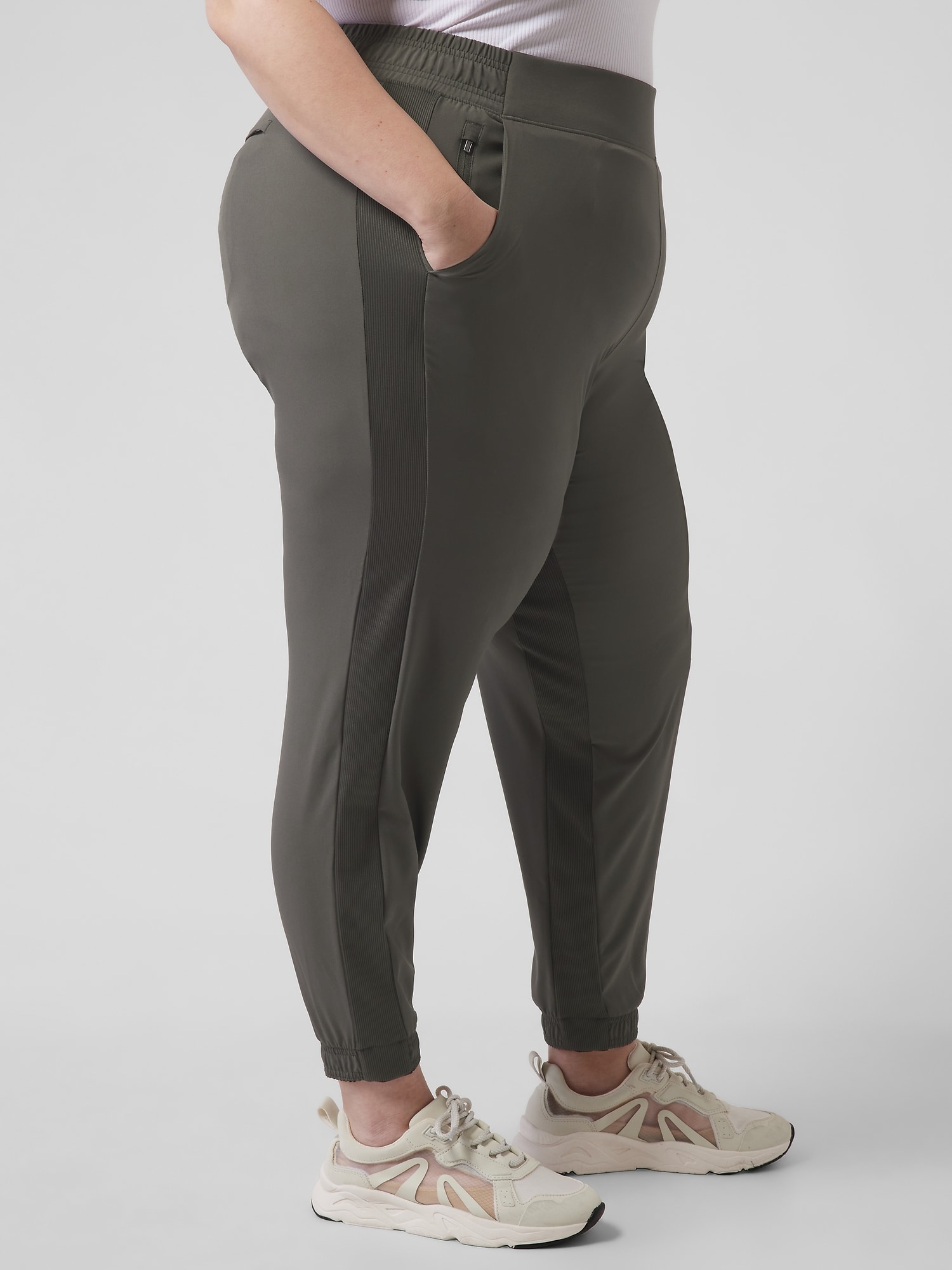 Buy Athleta Brooklyn Mid Rise Featherweight Joggers from the Gap online shop
