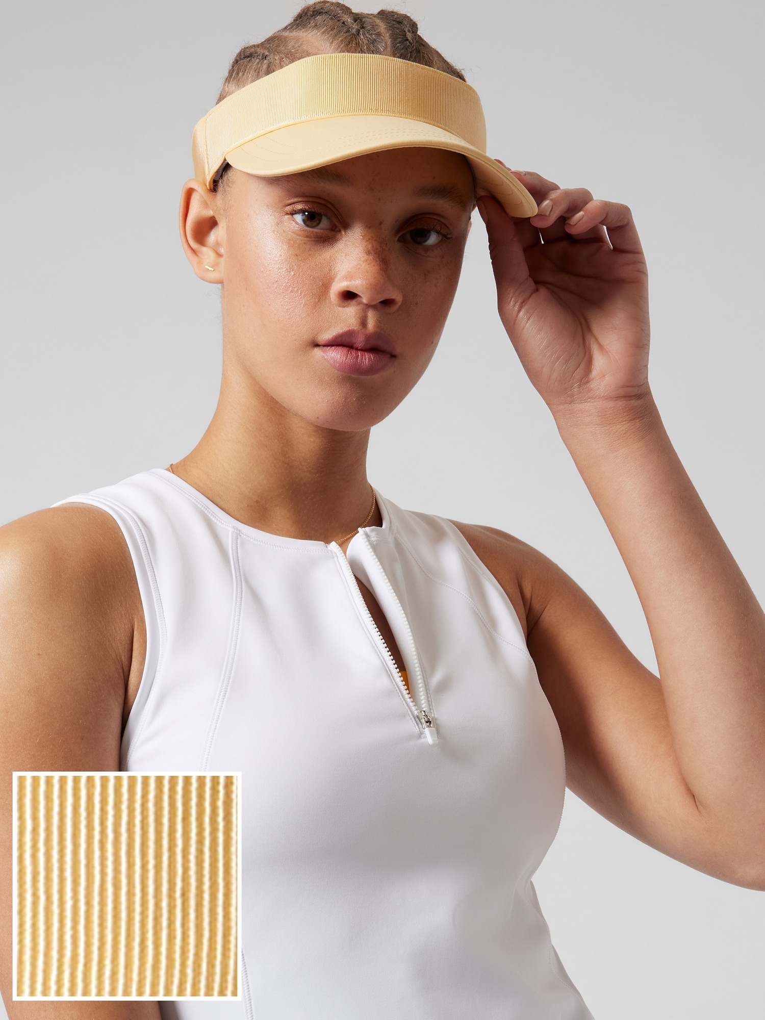 Ace Ribbed Visor Athleta