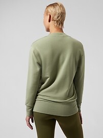 Purana V-Neck Wrap Sweatshirt