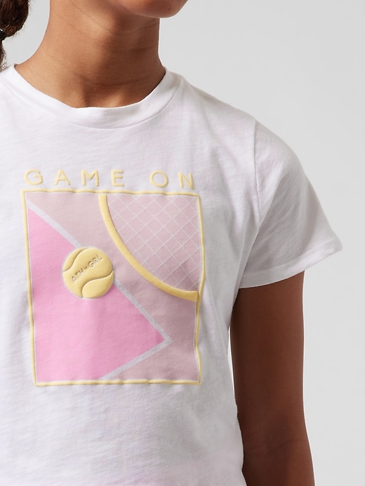 Image number 4 showing, Athleta Girl Game On Crop Tee