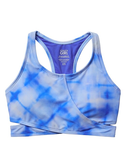 View large product image 1 of 2. Athleta Girl Bali Blue Bikini Top