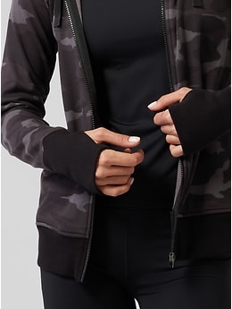 Athleta zip up on sale hoodie