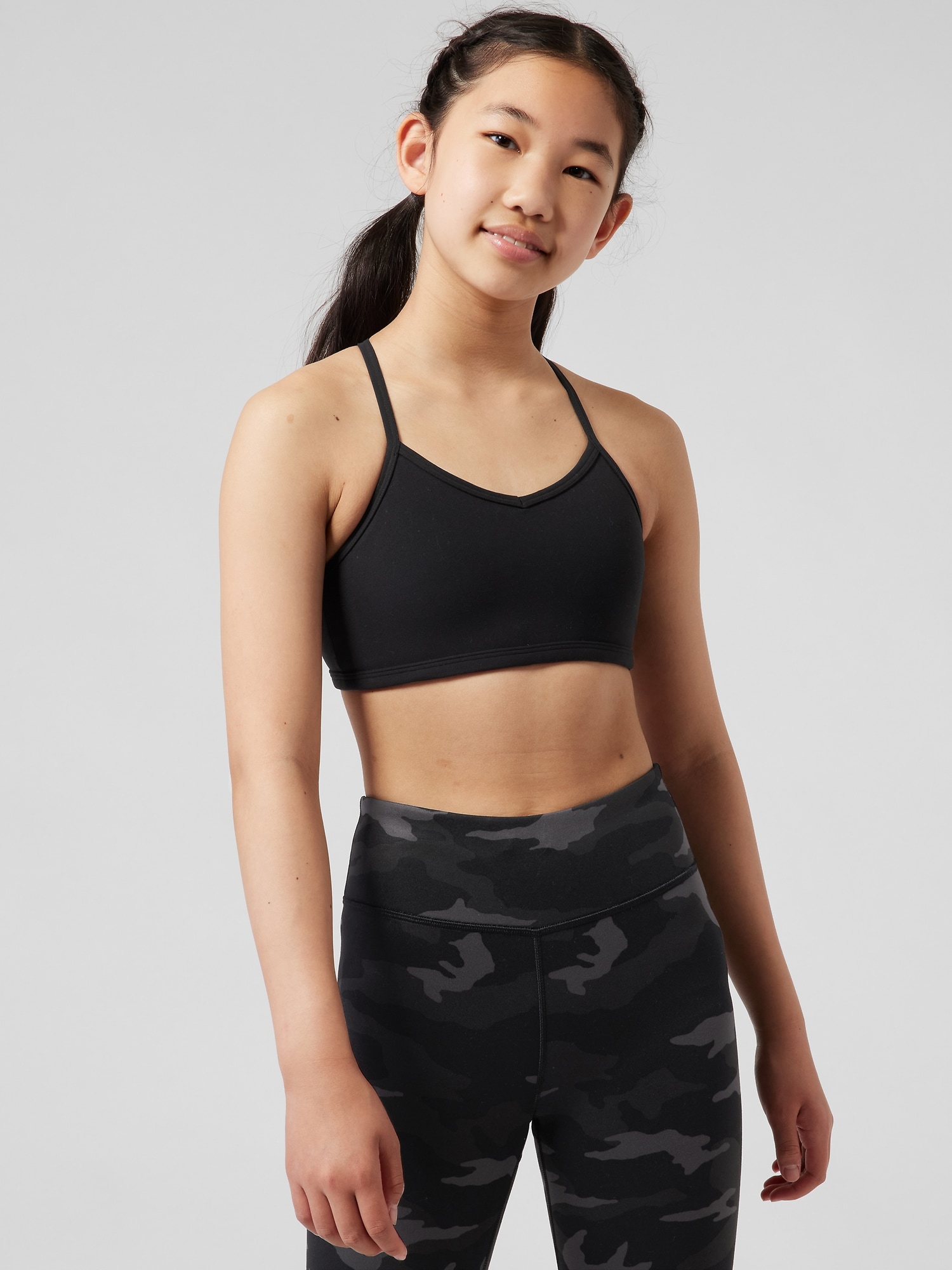 Athleta Girl All Day Bra black. 1