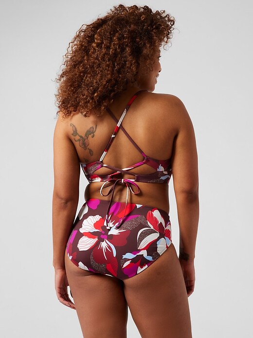 Image number 5 showing, Triangle Printed Bikini Top D&#45DD