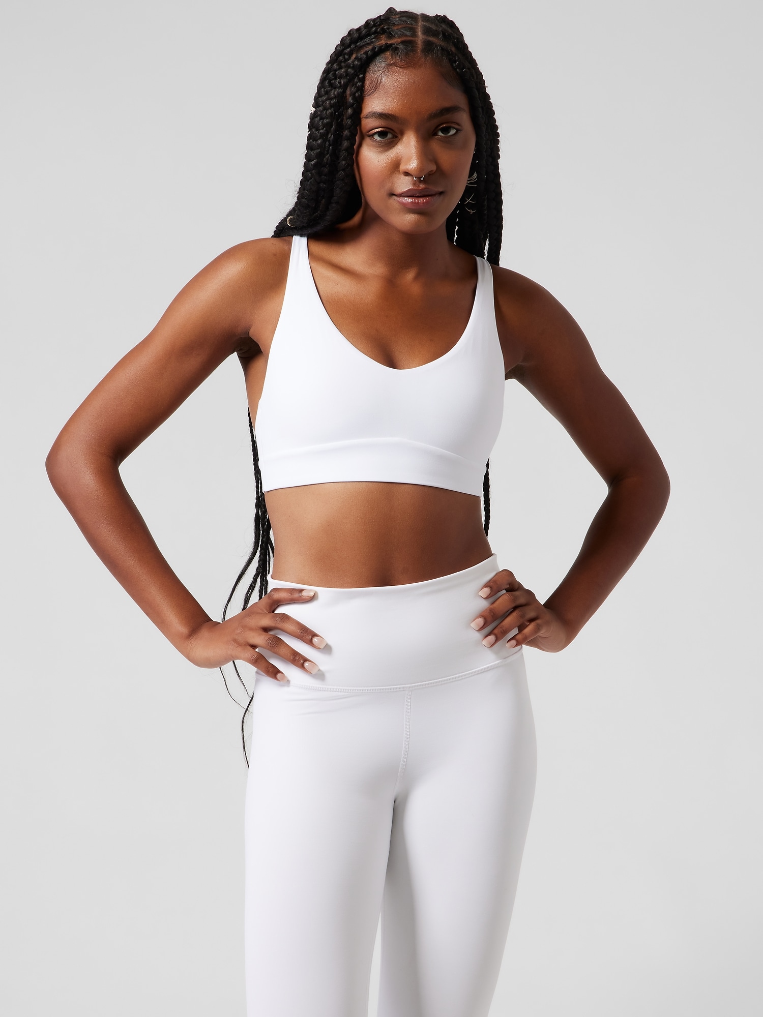 Athleta Solace Bra A&#45C white. 1