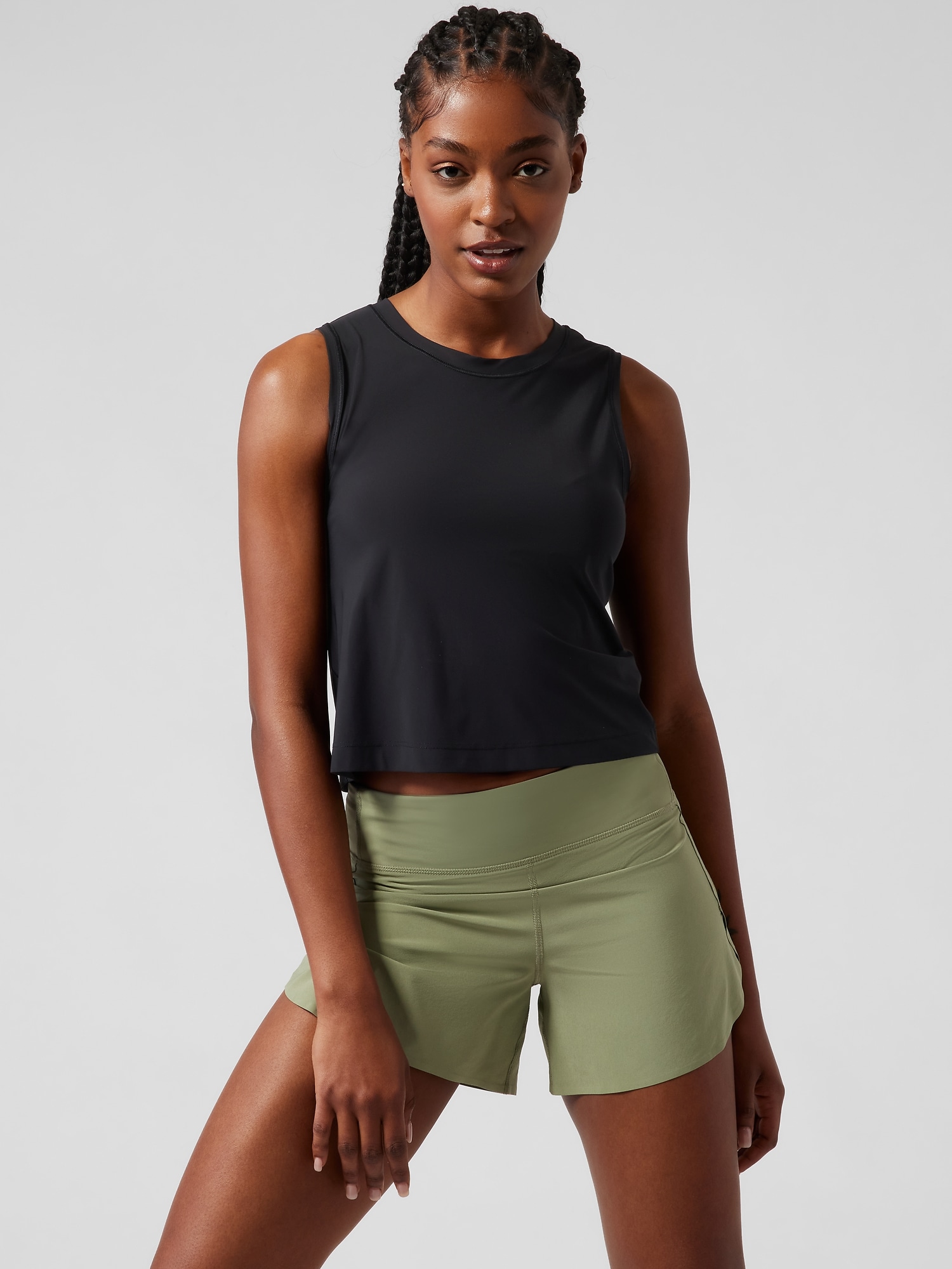 Athleta Ultimate Muscle Tank black. 1