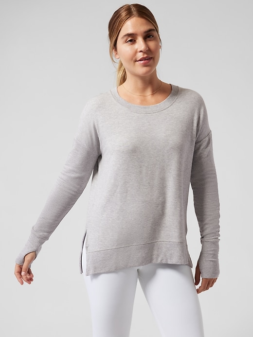 Coaster luxe sweatshirt athleta sale