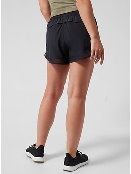Athleta Womens Mid Rise Athletic Shorts Black Size Small Lot 2