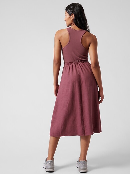 Baja Linen Midi Dress | Athleta