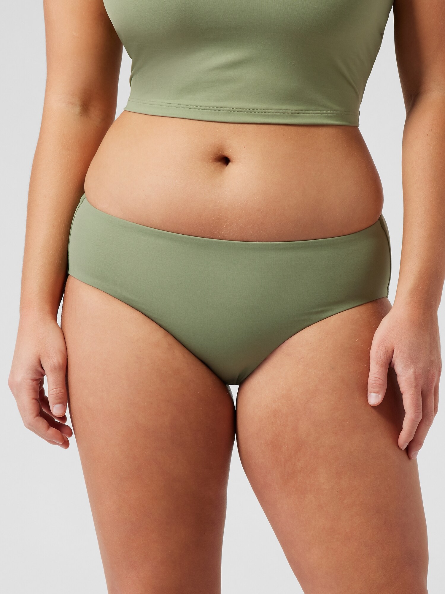 Athleta Clean Full Swim Bottom green. 1