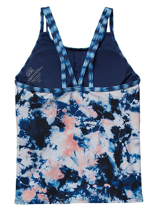 Athleta Girl Festival Tie Dye Tankini Top Athleta