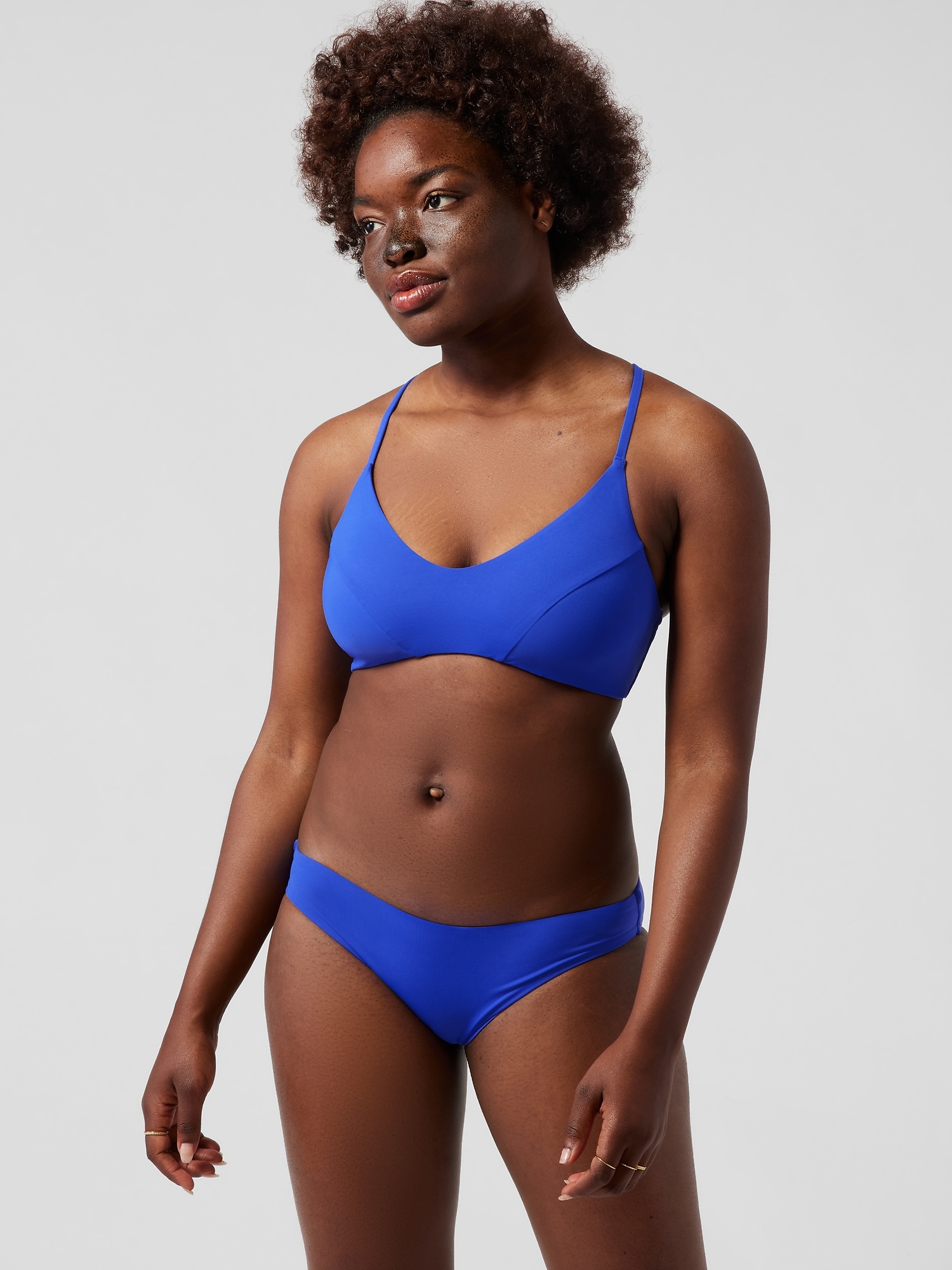 Athleta Triangle Bikini Top A&#45C blue. 1