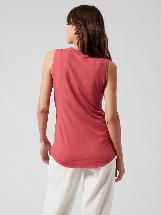 View large product image 2 of 3. Essential V&#45Neck Tank