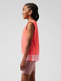 View large product image 3 of 3. Athleta Girl Tie Dye Explore Tank