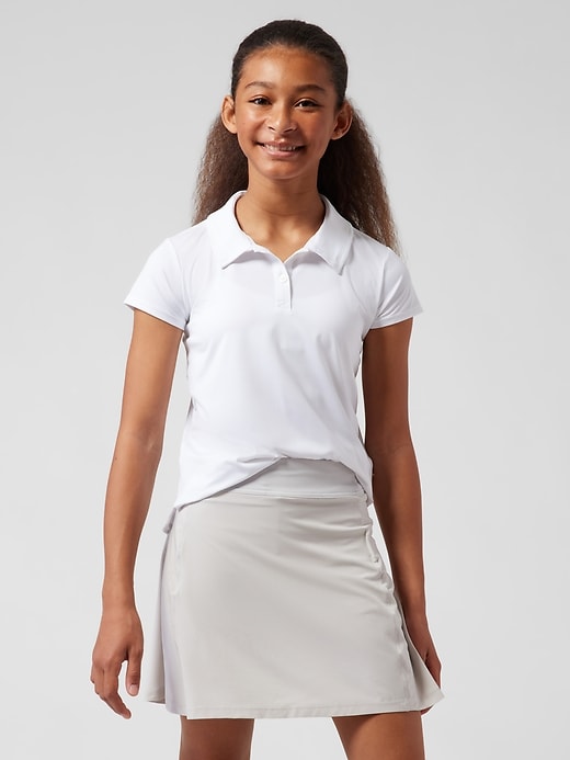 View large product image 1 of 3. Athleta Girl School Day Polo