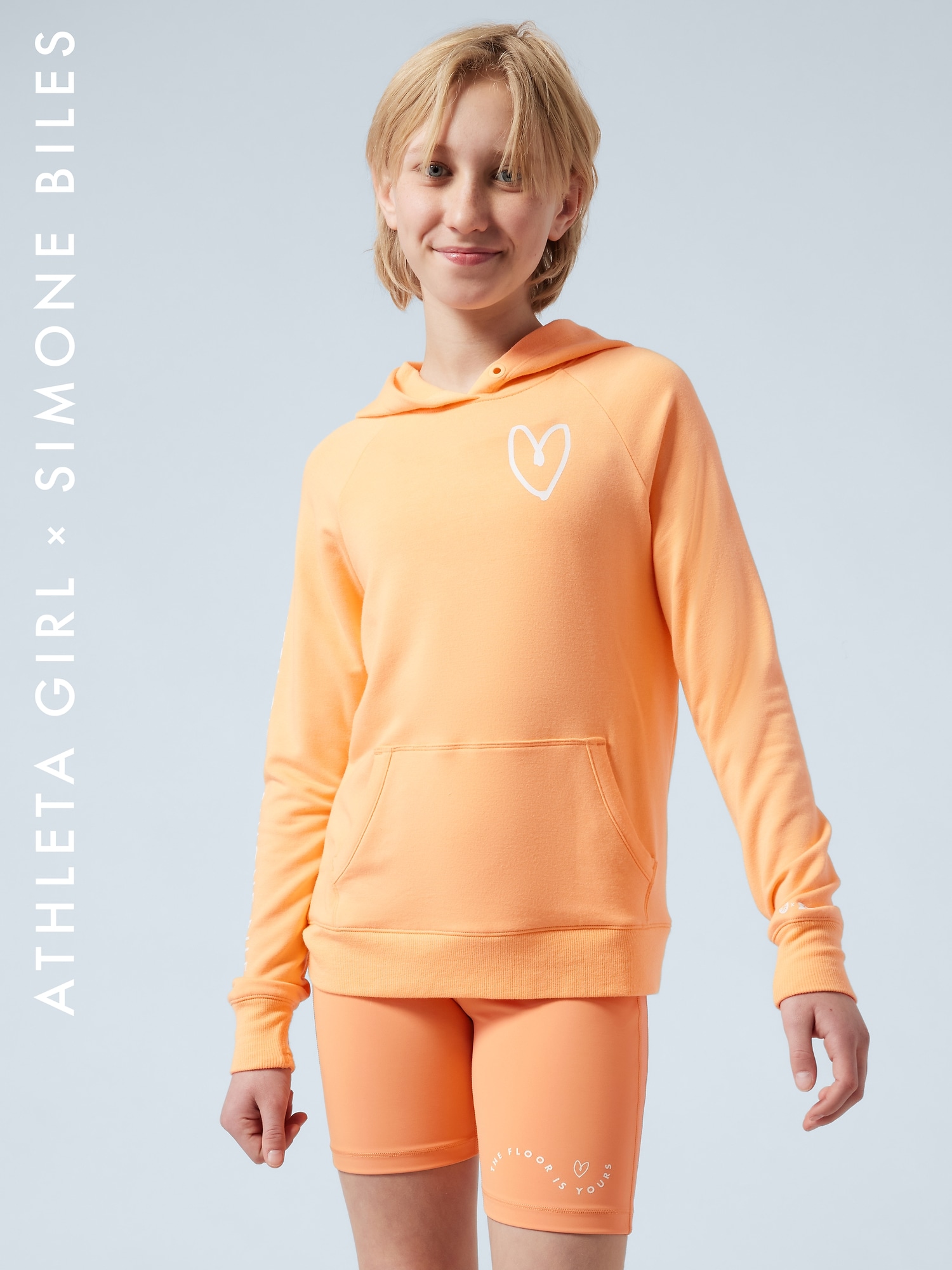 Athleta SB In Your Element Hoodie orange. 1