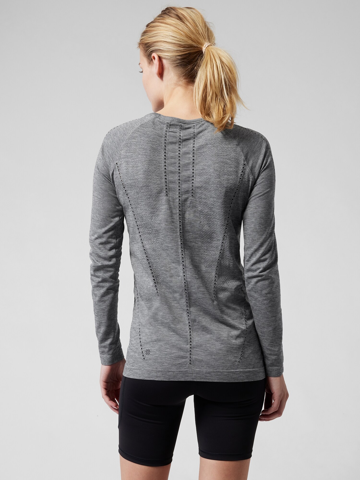 Chemise Manches Longues Athleta Femme – Taille S – Noire – Bon état