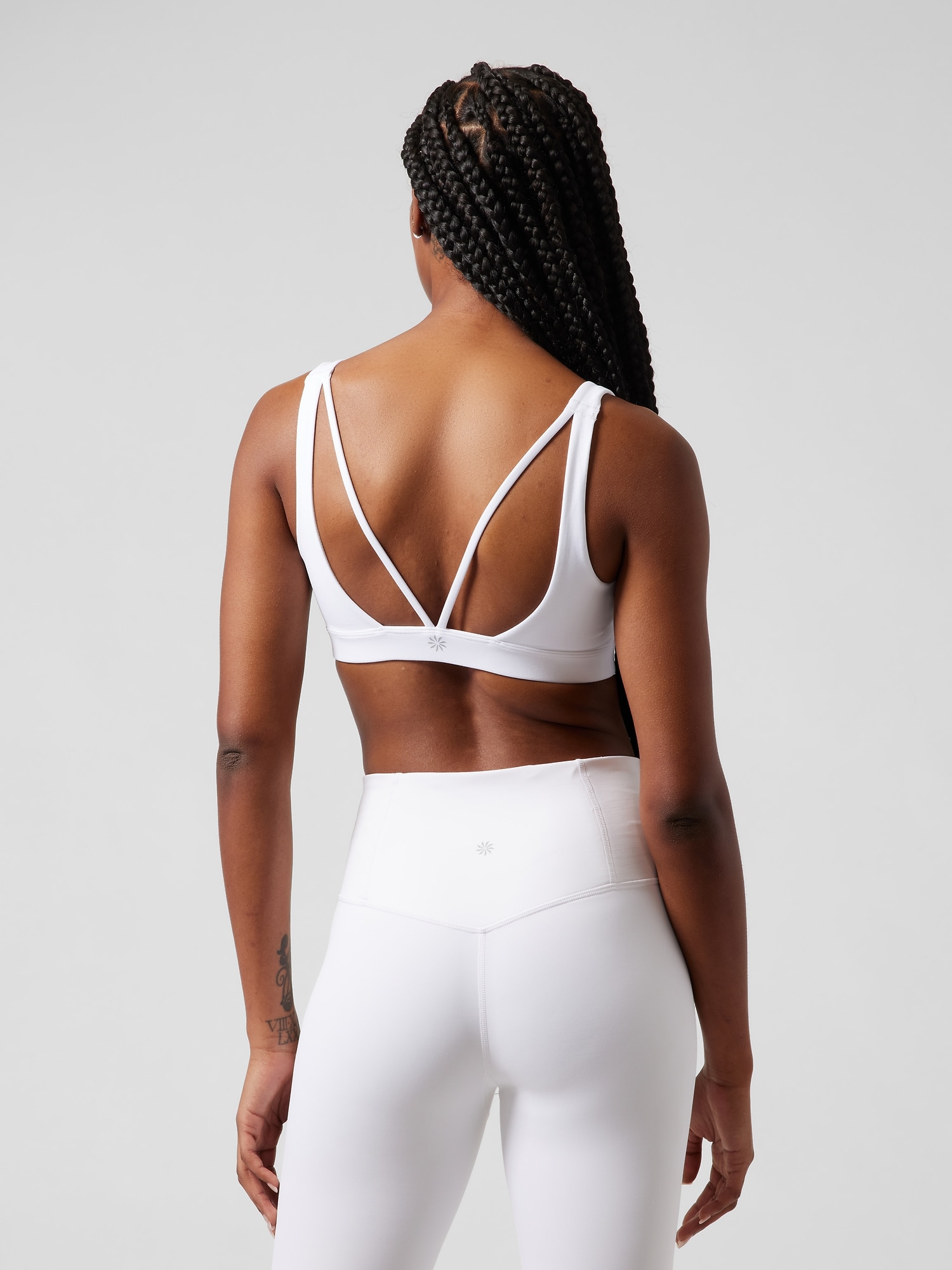 Athleta Exhale Bra A&#45C white. 1