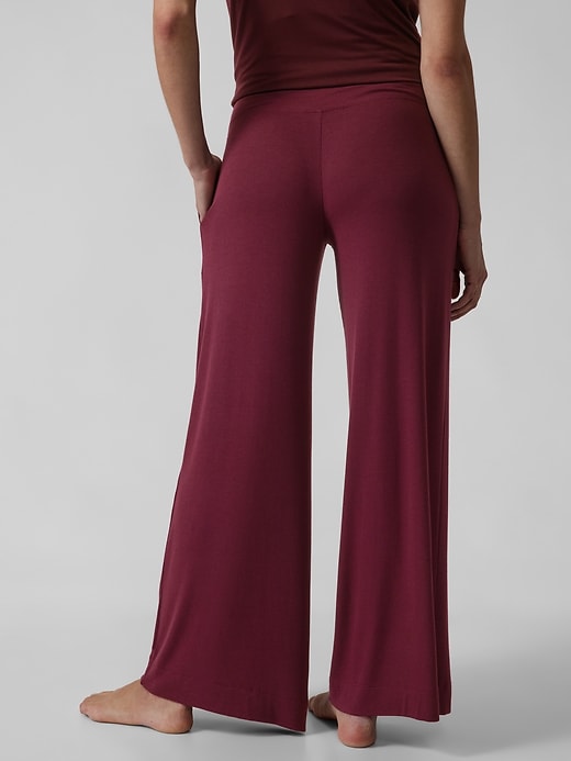 Image number 2 showing, Well Rested Rib Sleep Wide Leg Pant