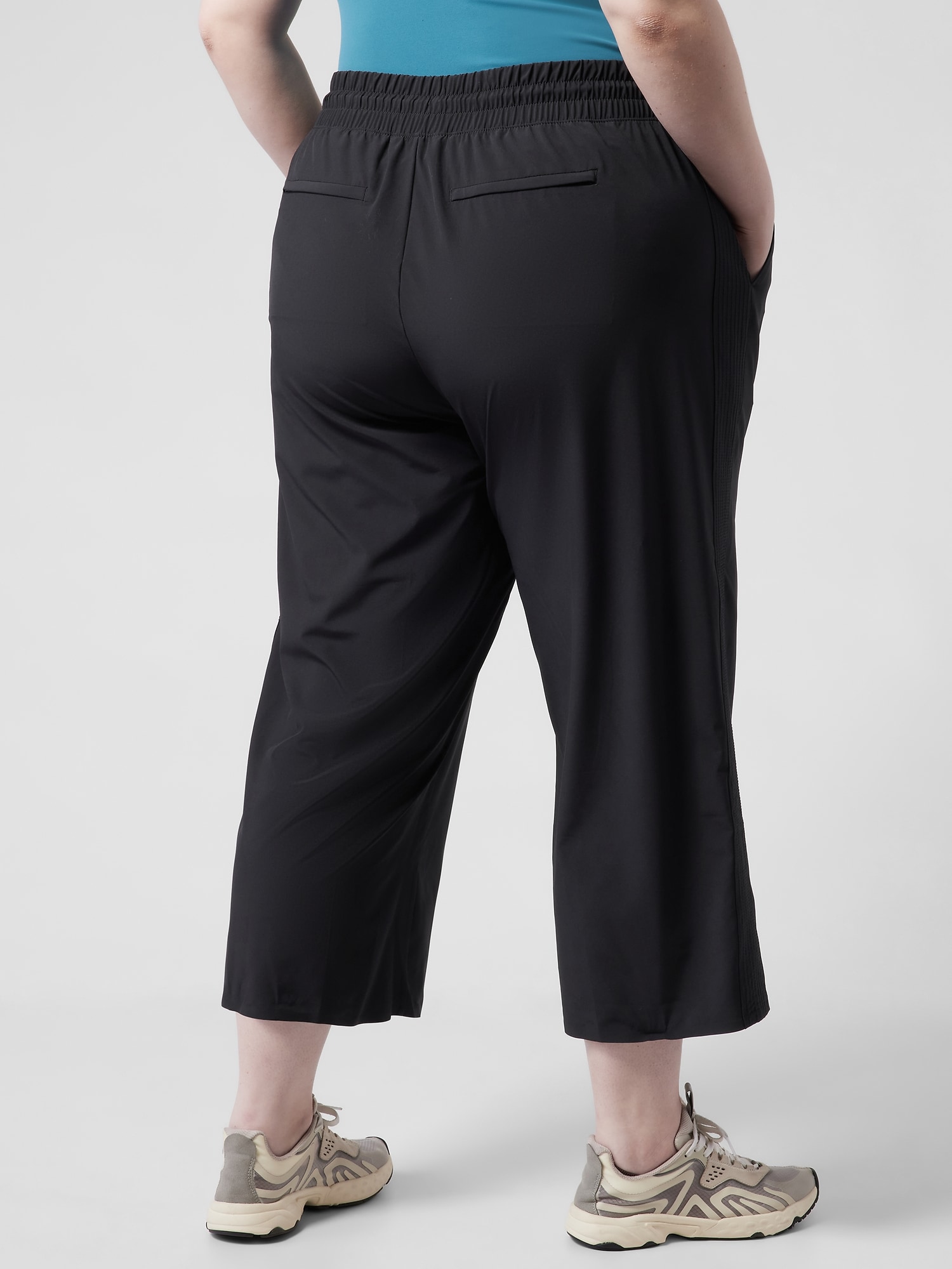 Tweed Motif Slim Leg Pants Style 241189