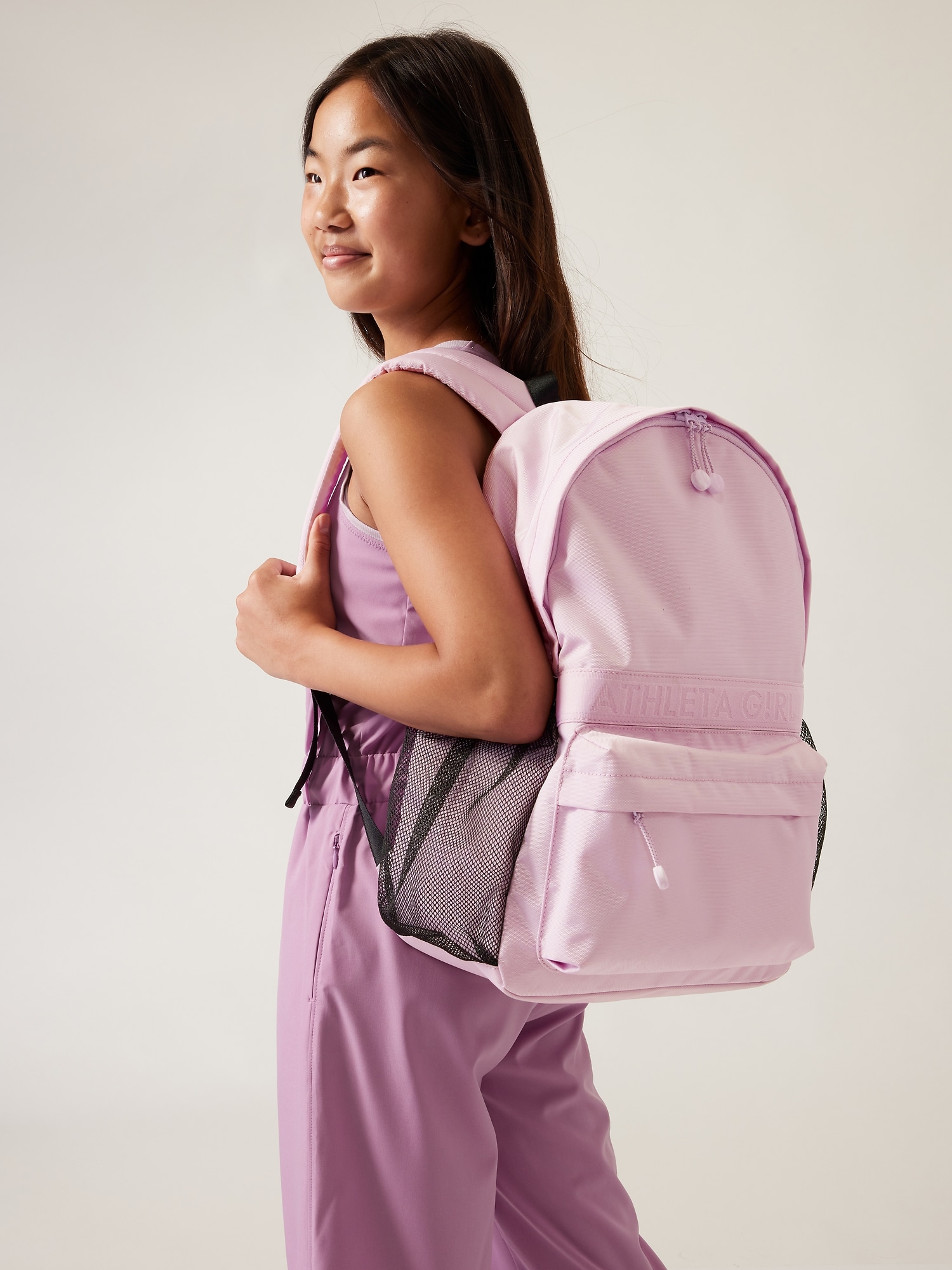 Athleta Girl Limitless Backpack purple. 1